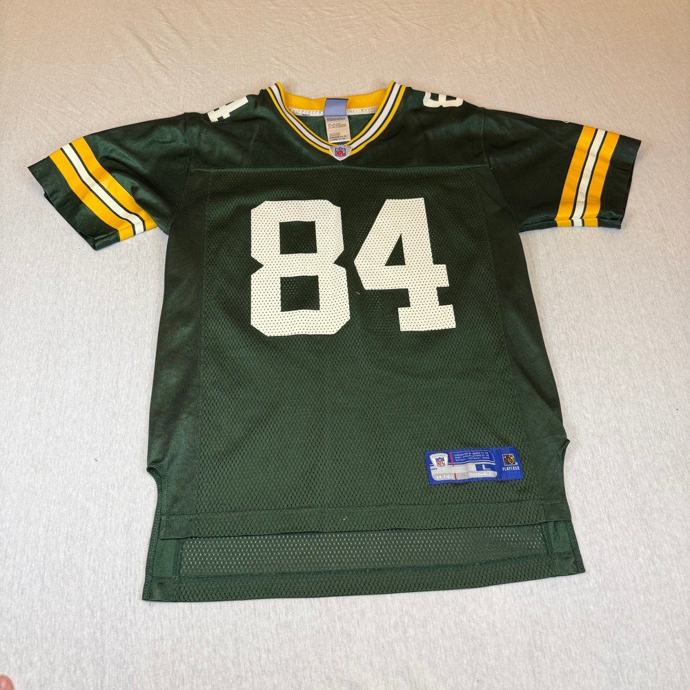 Reebok Green‎ Bay Packers Javon Walker 84 Jersey Kids Large 14-16 Green NFL